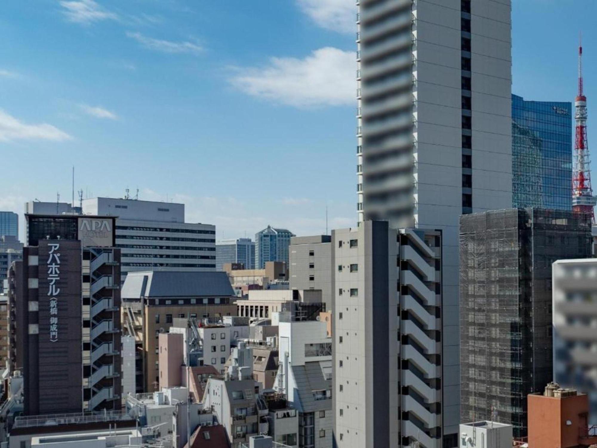 Apa Hotel Shimbashi Onarimon Tokio Exterior foto